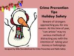 Holiday Safety Tips 14